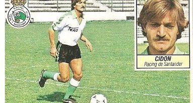 Liga 84-85. Cidón (Racing de Santander). Ediciones Este.