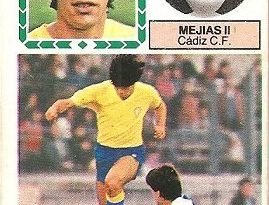 Liga 83-84. Mejias II (Cadiz C.F.). Ediciones Este