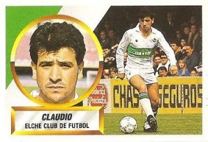 Liga 88-89. Claudio (Elche C.F.). Ediciones Este.