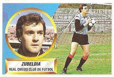 Liga 88-89. Zubeldia (Real Oviedo). Ediciones Este.