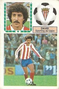 Liga 83-84. David (Sporting de Gijón). Ediciones Este.