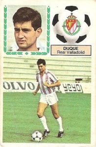 Liga 83-84. Duque (Real Valladolid). Ediciones Este.