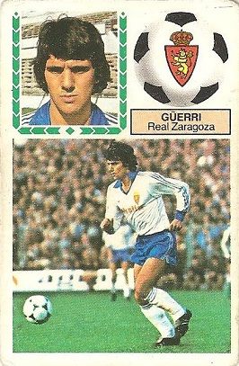 Liga 83-84. Güerri (Real Zaragoza). Ediciones Este.