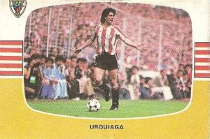 Liga 84-85. Urquiaga (Ath. Bilbao). Cromos Cano.
