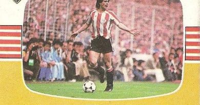 Liga 84-85. Urquiaga (Ath. Bilbao). Cromos Cano.