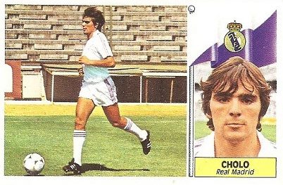 Liga 86-87. Cholo (Real Madrid). Ediciones Este.