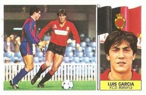 Liga 86-87. Luis García (R.C.D. Mallorca). Ediciones Este.