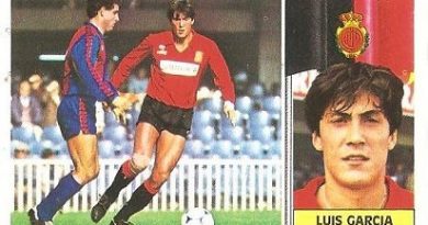 Liga 86-87. Luis García (R.C.D. Mallorca). Ediciones Este.