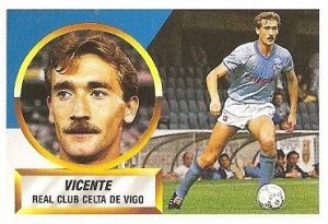 Liga 88-89. Vicente (Real Club Celta de Vigo). Ediciones Este.