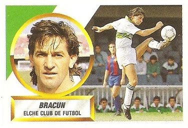 Liga 88-89. Bracun (Elche C.F.). Ediciones Este.