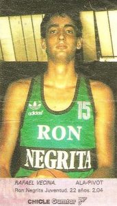Liga Baloncesto 1985-1986. Vecina (Ron Negrita Juventud). Chicle Gumtar.