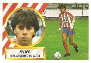Liga 88-89. Felipe (Real Sporting de Gijón). Ediciones Este.