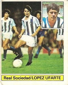 Liga 81-82. López Ufarte (Real Sociedad). Ediciones Este.