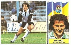 Liga 86-87. Manolo (U.D. Las Palmas). Ediciones Este.