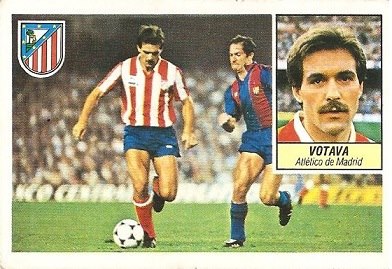 Liga 84-85. Votava (Atlético de Madrid). Ediciones Este.