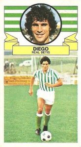 Liga 85-86. Diego (Real Betis). Ediciones Este.