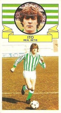 Liga 85-86. Ito (Coloca por Palomino) (Real Betis). Ediciones Este.