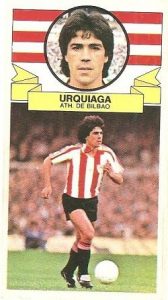 Liga 85-86. Urquiaga (Ath. Bilbao). Ediciones Este.