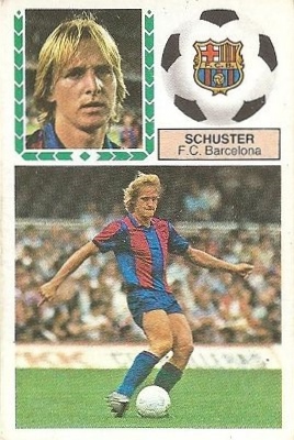 Liga 83-84. Schuster (F.C. Barcelona). Ediciones Este.