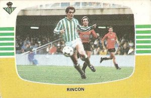 Liga 84-85. Rincón (Real Betis). Cromos Cano.