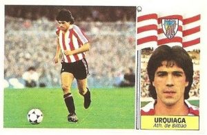 Liga 86-87. Urquiaga (Ath. Bilbao). Ediciones Este.