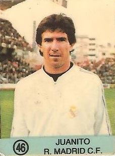 1983-84 Super Campeones. Juanito (Real Madrid). (Ediciones Gol).