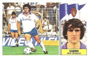 Liga 86-87. Güerri (Real Zaragoza). Ediciones Este.