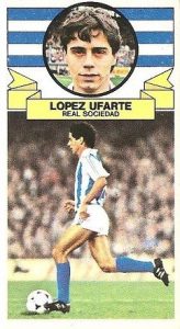Liga 85-86. López Ufarte (Real Sociedad). Ediciones Este.
