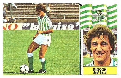 Liga 86-87. Rincón (Real Betis). Ediciones Este.