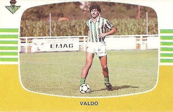Liga 84-85. Fichaje Nº 32 B Valdo (Real Betis). Cromos Cano.