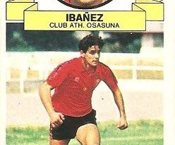 Liga 85-86. Ibáñez (Club Atlético Osasuna). Ediciones Este.