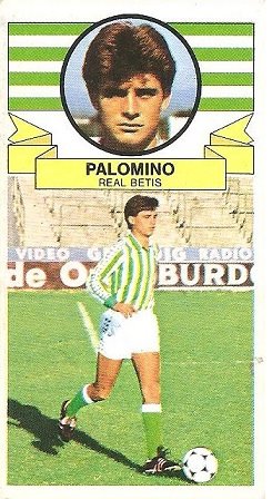 Liga 85-86. Palomino (Real Betis). Ediciones Este.