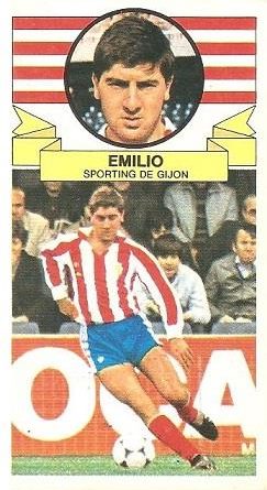 Liga 85-86. Emilio (Real Sporting de Gijón). Ediciones Este.