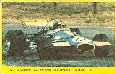 Grand Prix Ford 1982 . Jack Brabham (Brabham). (Editorial Danone).