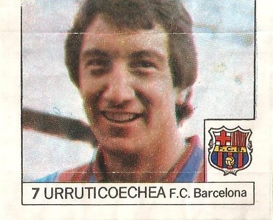 Liga 83-84. Urruti (F.C. Barcelona). Ediciones Este.