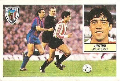Liga 84-85. Urtubi (Ath. Bilbao). Ediciones Este.