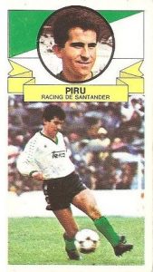 Liga 85-86. Piru (Racing de Santander). Ediciones Este.