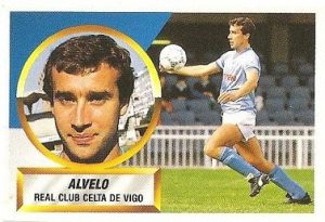 Liga 88-89. Alvelo (Real Club Celta de Vigo). Ediciones Este.