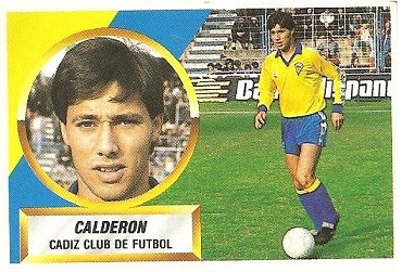 Liga 88-89. Calderón (Cádiz C.F.). Ediciones Este.