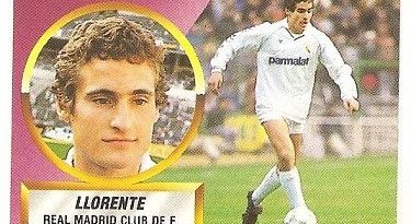 Liga 88-89. Llorente (Real Madrid). Ediciones Este.