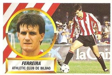 Liga 88-89. Ferreira (Ath. Bilbao). Ediciones Este.