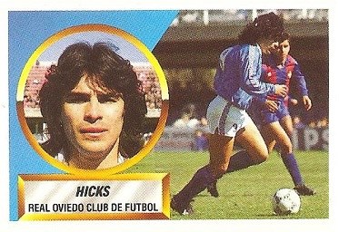 Liga 88-89. Hicks (Real Oviedo). Ediciones Este.