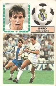 Liga 83-84. Isidro (Real Madrid). Ediciones Este.