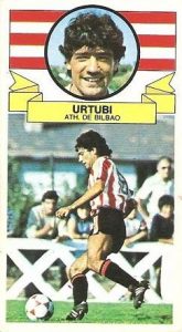 Liga 85-86. Urtubi (Ath. Bilbao). Ediciones Este.