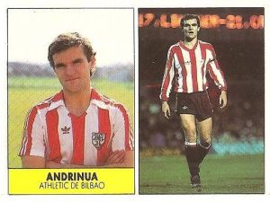 Liga 87-88. Andrinua (Ath. Bilbao). Ediciones Festival.
