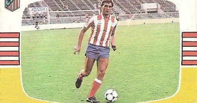 Liga 84-85. Fichaje Nº 23 B Cuevas (Atlético de Madrid). Cromos Cano.
