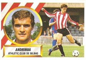 Liga 88-89. Andrinua (Ath. Bilbao). Ediciones Este.