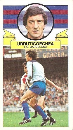 Liga 85-86. Urruticoecha (F.C. Barcelona). Ediciones Este.