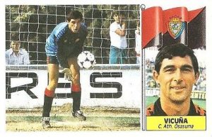 Liga 86-87. Vicuña (Club Atlético Osasuna). Ediciones Este.