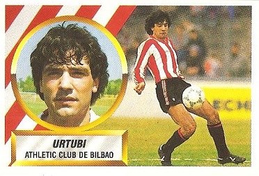 Liga 88-89. Urtubi (Ath. Bilbao). Ediciones Este.